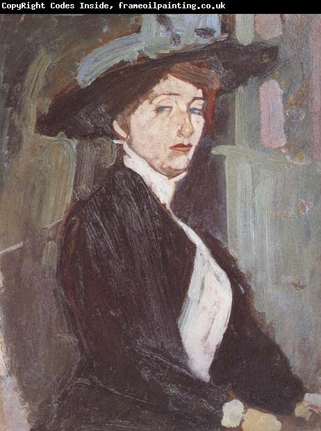 Amedeo Modigliani La femme au chapeau (mk38)